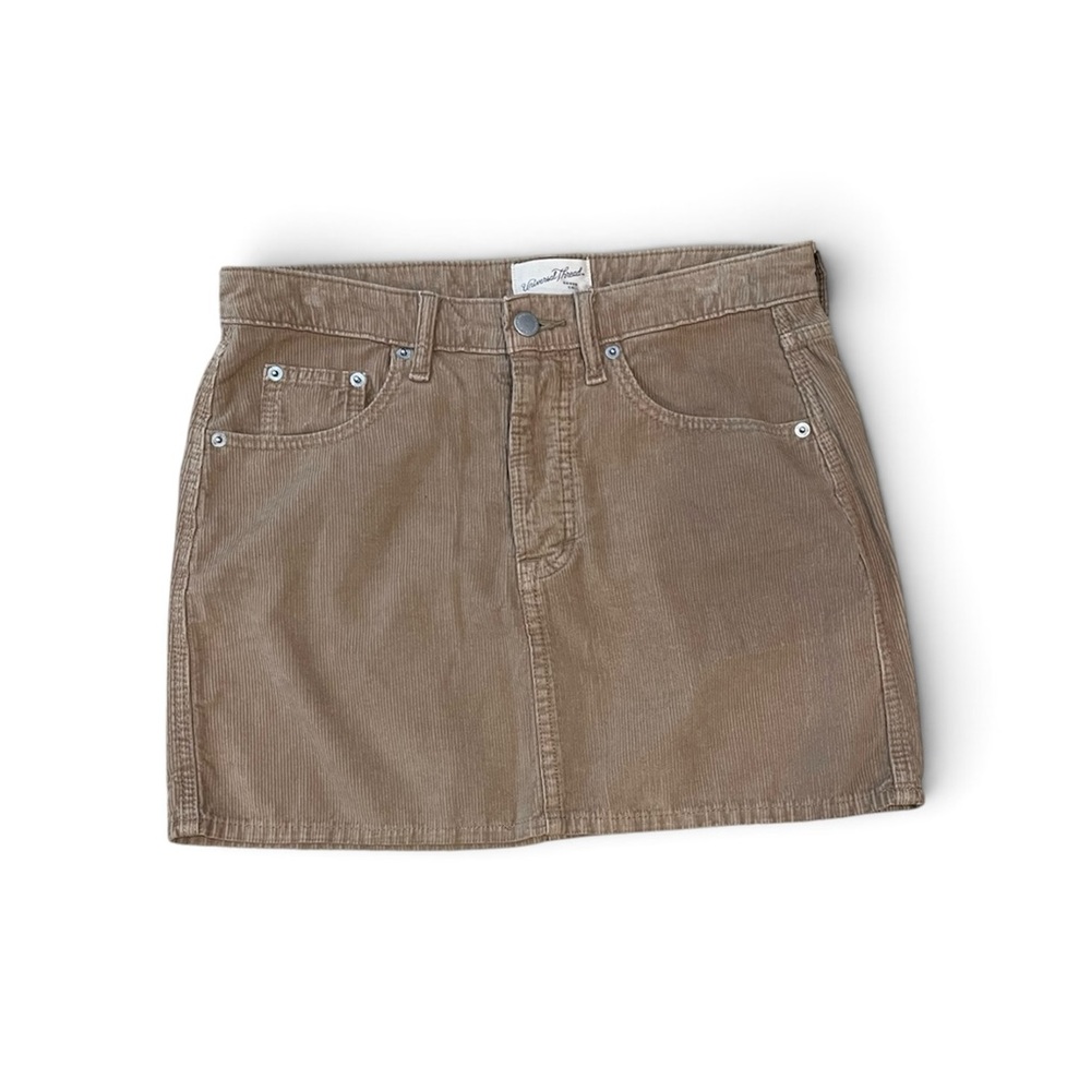 Universal Thread Brown Corduroy Mini Skirt